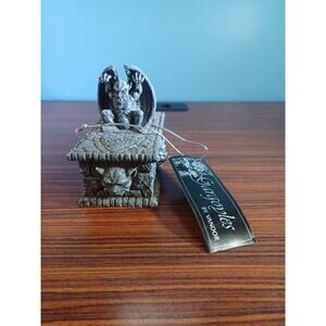 Vintage 1997 Winged Gargoyle Rectangular Shaped Trinket Box Gargoyles By Vandor
